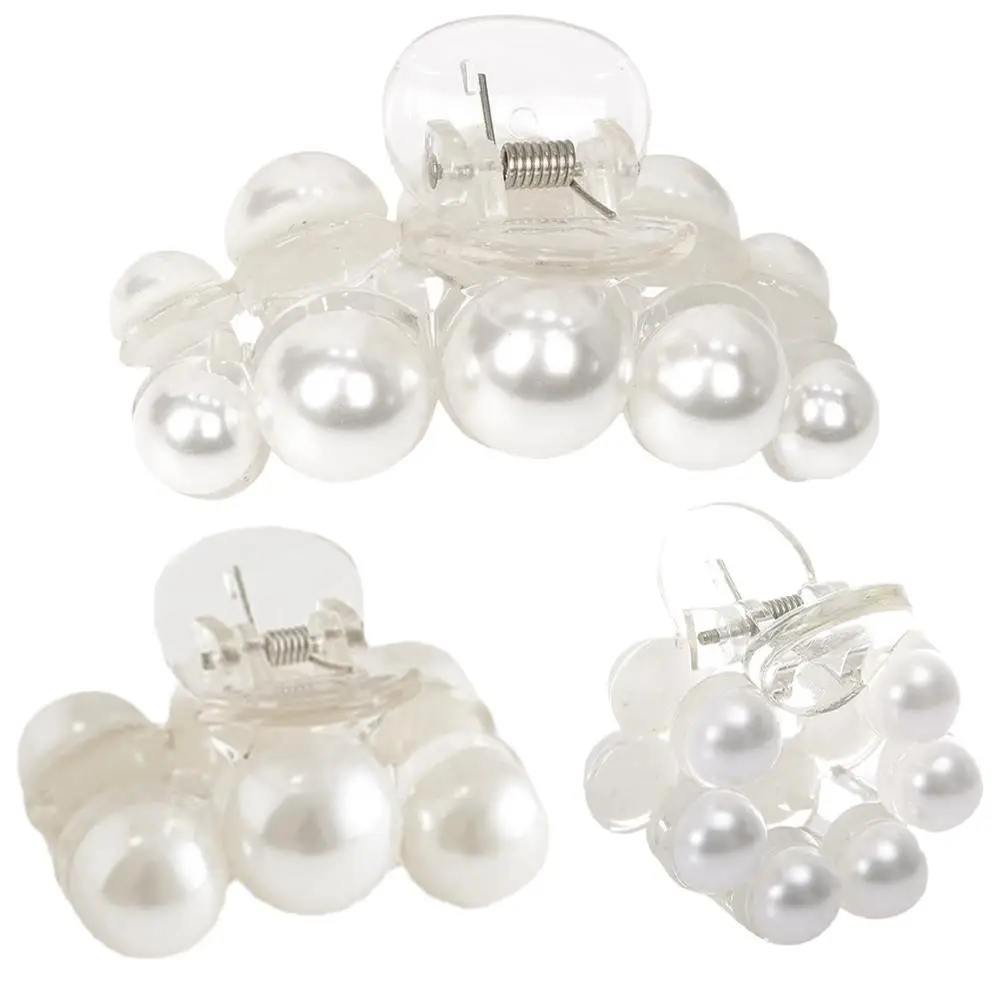 3 Pcs Pearl Clips Claw Accessories Women Plastic Acetate Pearls Back Hair Claw Clips For Thick Short Hair Styling Tool
3 Pcs Pearl Clips Claw Accessories Women Plastic Acetate Pearls Back Hair Claw Clips For Thick Short Hair Styling Tool