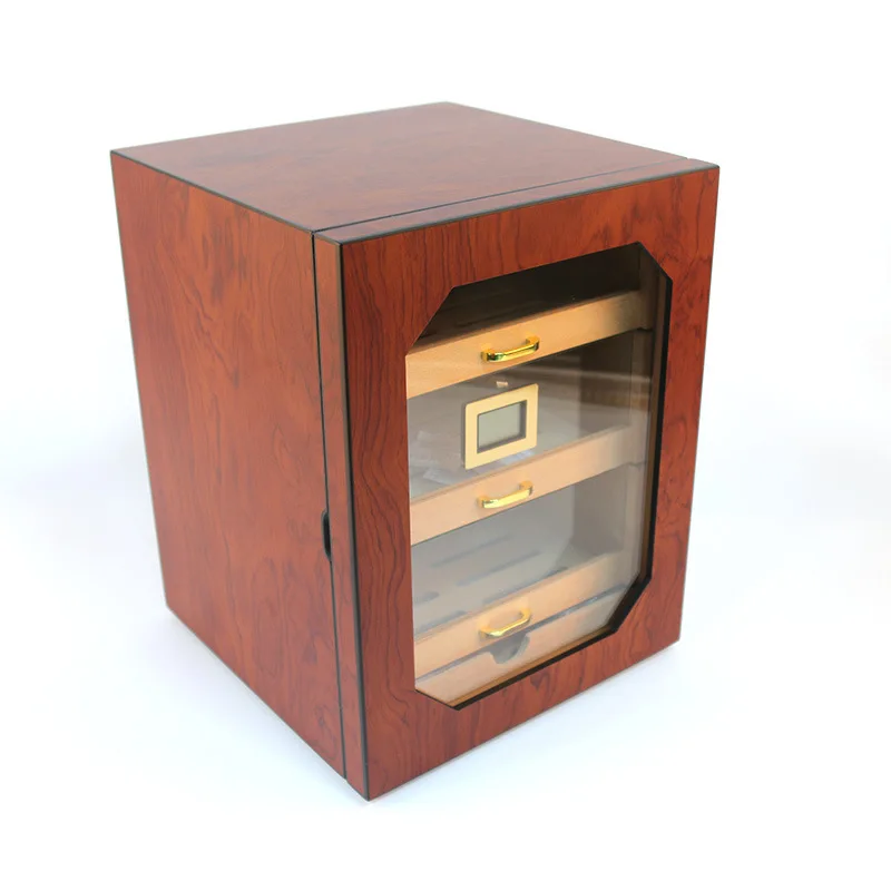 Rosewood Wood Cigar Humidor Storage Box, Case Cabinet, Large Capacity, Glass Window, Cigarette Tobacco Tool, Luxury
Rosewood Wood Cigar Humidor Storage Box, Case Cabinet, Large Capacity, Glass Window, Cigarette Tobacco Tool, Luxury