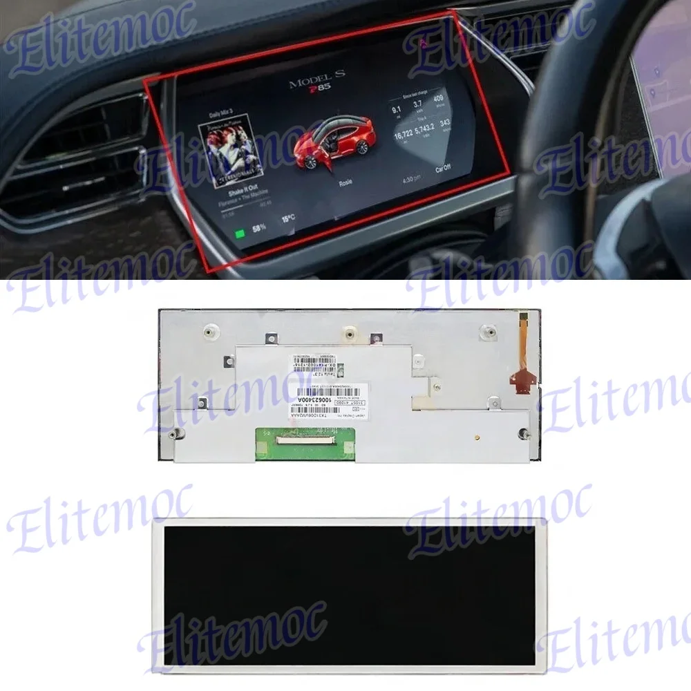 12.3" LCD Display For Tesla Model S X GEN 1 Digital Instrument Cluster Screen Replacement TX31D06VM2AAA
12.3" LCD Display For Tesla Model S X GEN 1 Digital Instrument Cluster Screen Replacement TX31D06VM2AAA