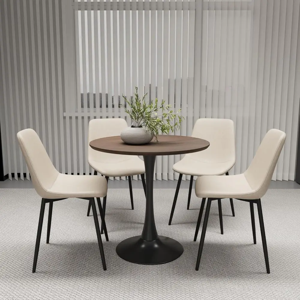 Round Dining Table Set, 31.5'' ern Dining Table Set or 4, Century Dining Room Round Table and Chairs Set, 5 Piece Kitchen Table
Round Dining Table Set, 31.5'' ern Dining Table Set or 4, Century Dining Room Round Table and Chairs Set, 5 Piece Kitchen Table