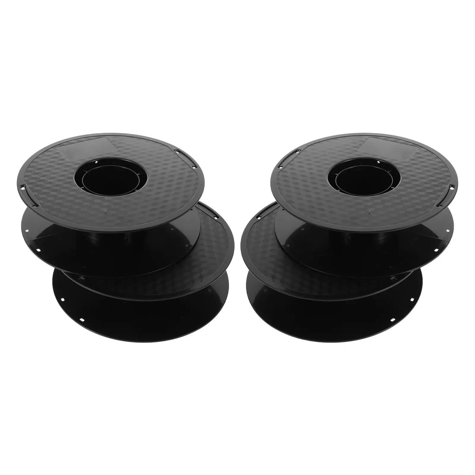 4Pcs Refillable Filament Spool Holder I-Shaped Wire Design Tangle-Free Textured Surface ABS Plastic Universal 3D Printer
4Pcs Refillable Filament Spool Holder I-Shaped Wire Design Tangle-Free Textured Surface ABS Plastic Universal 3D Printer