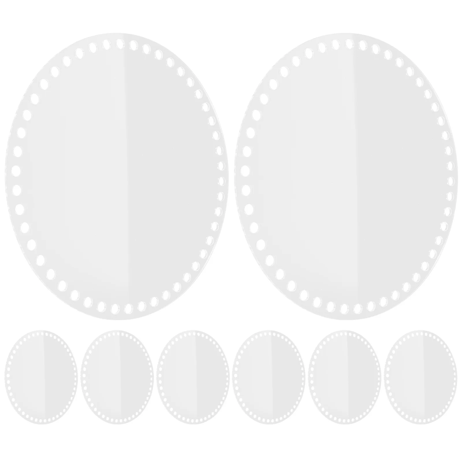 8 шт., акриловая нижняя часть сумки, формирователь, прозрачный 18 см, круглый для вязания крючком сумки, корзина для вязания, сделай сам, ремесло
8 шт., акриловая нижняя часть сумки, формирователь, прозрачный 18 см, круглый для вязания крючком сумки, корзина для вязания, сделай сам, ремесло