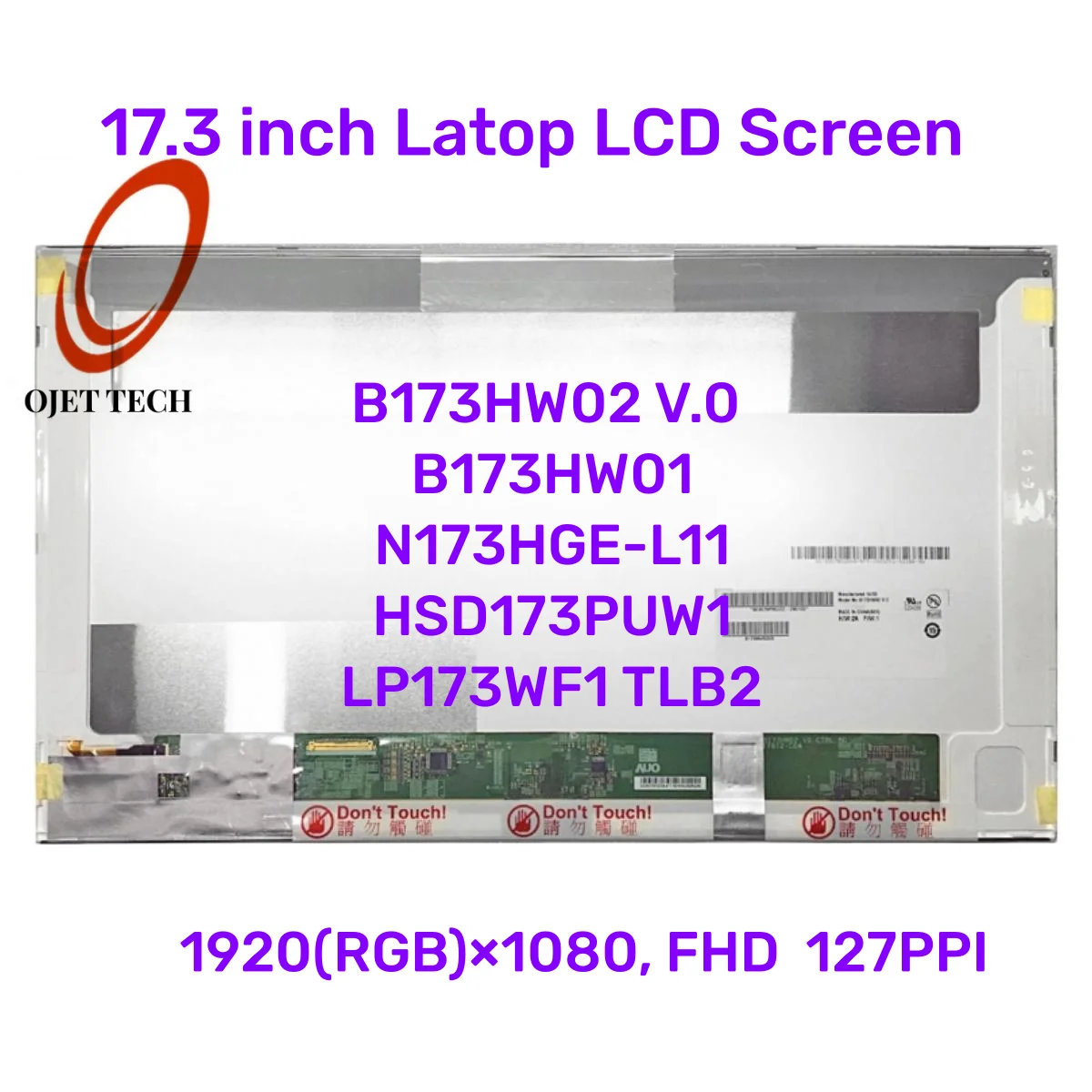 17.3 Inch Latop LCD Screen B173HW02 V.0 B173HW01 N173HGE-L11 HSD173PUW1 LP173WF1 TLB2 1920*1080 EDP
17.3 Inch Latop LCD Screen B173HW02 V.0 B173HW01 N173HGE-L11 HSD173PUW1 LP173WF1 TLB2 1920*1080 EDP