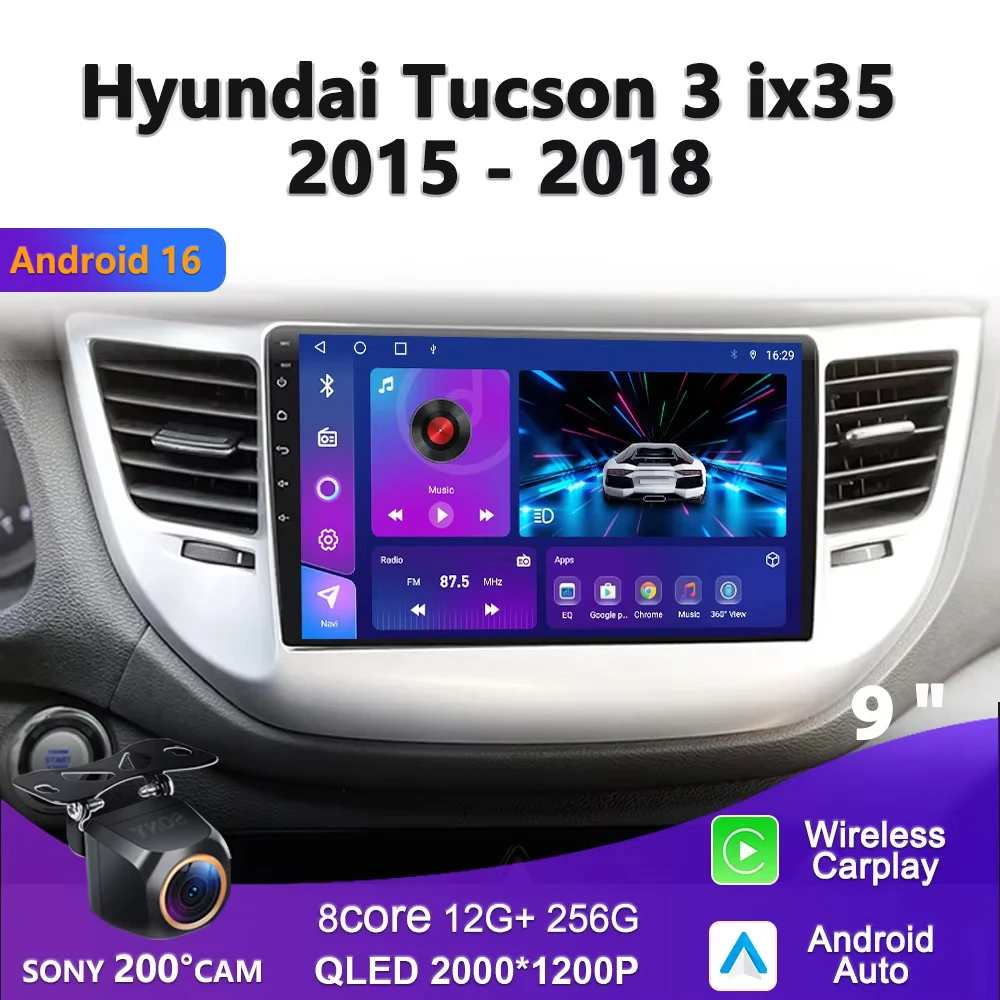 2K Incell Screen Android CarPlay Car Radio For Hyundai Tucson IX35 3 2015 2016 2017 2018 Multimedia Video Player GPS Car DVD
2K Incell Screen Android CarPlay Car Radio For Hyundai Tucson IX35 3 2015 2016 2017 2018 Multimedia Video Player GPS Car DVD