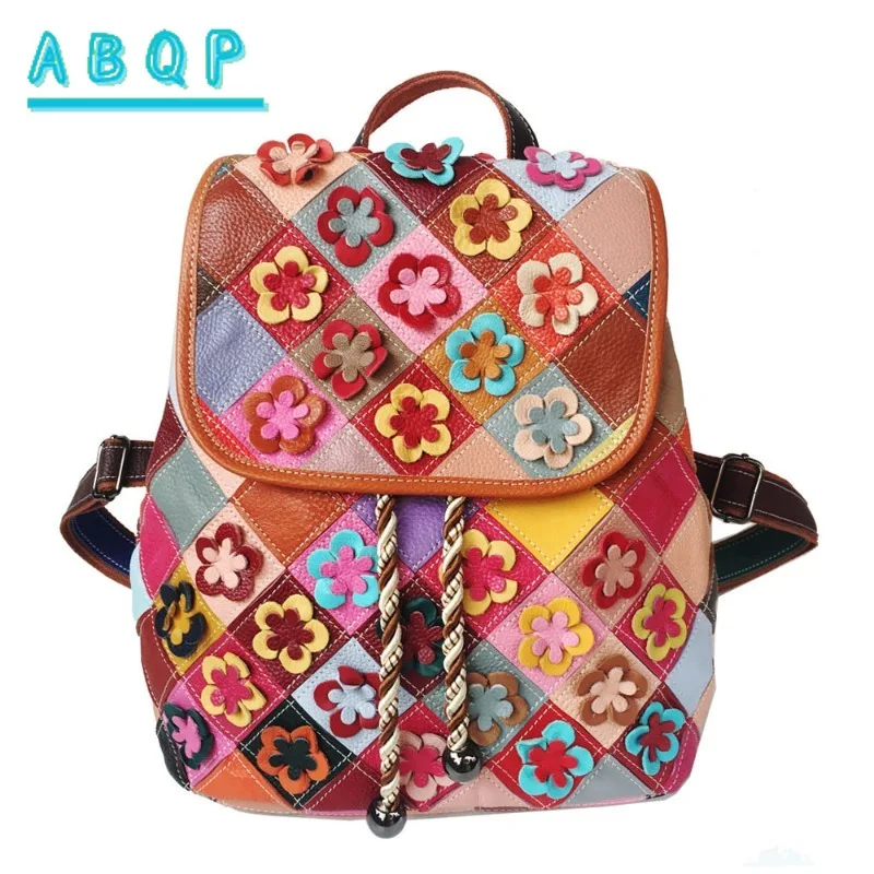 Women's Backpack Luxury Brand Genuine Leather Fashion Women's Backpack Handmade Splicing Color Casual Backpack Large Capacity
Women's Backpack Luxury Brand Genuine Leather Fashion Women's Backpack Handmade Splicing Color Casual Backpack Large Capacity