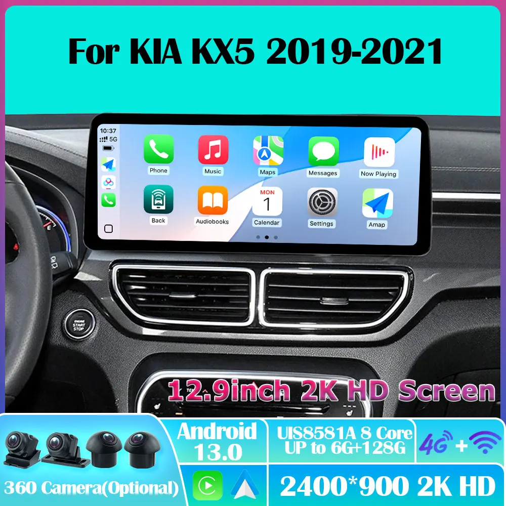 Автомобильный радиоприемник Carplay Auto Android 13 для KIA KX5 2019-2021 Мультимедиа Стерео 360 Камера Навигация GPS Видео AI Голосовой Интеллектуальный
Автомобильный радиоприемник Carplay Auto Android 13 для KIA KX5 2019-2021 Мультимедиа Стерео 360 Камера Навигация GPS Видео AI Голосовой Интеллектуальный