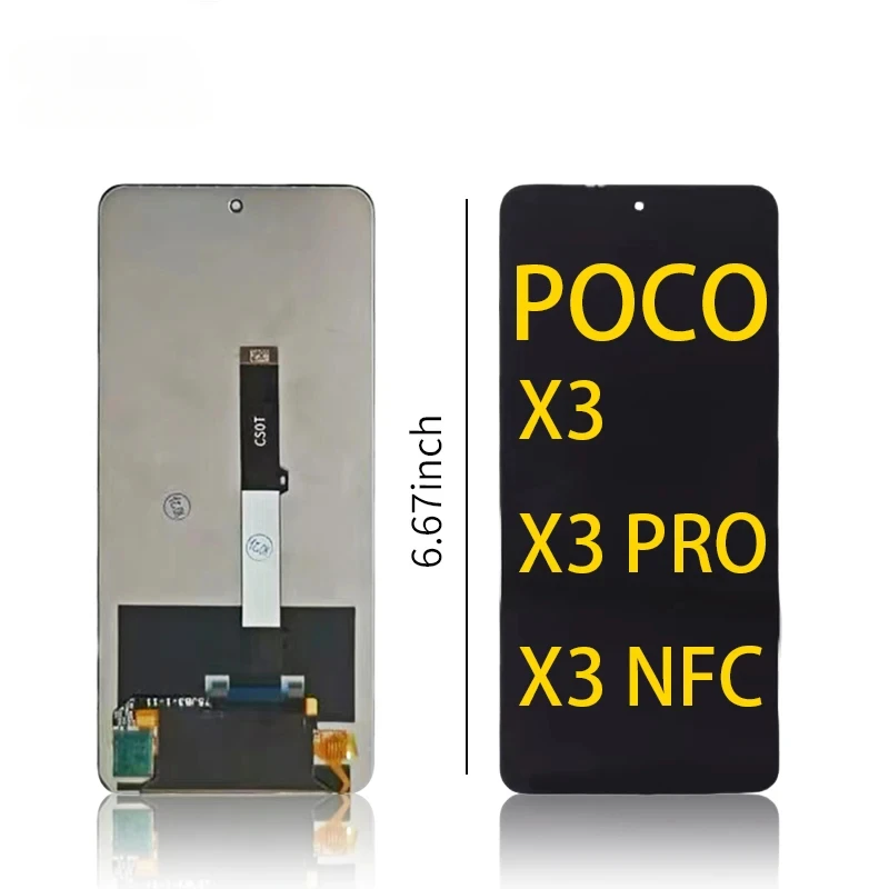 6,67-дюймовый ЖК-дисплей для XIAOMI POCO X3/PRO/NFC, дигитайзер сенсорного экрана в сборе, замена ЖК-экрана
6,67-дюймовый ЖК-дисплей для XIAOMI POCO X3/PRO/NFC, дигитайзер сенсорного экрана в сборе, замена ЖК-экрана