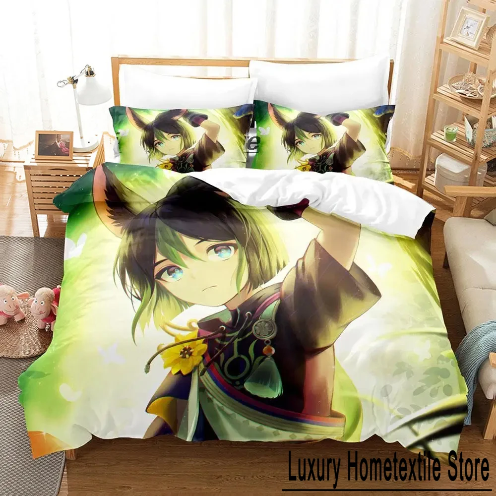 Kawaii Genshin Impact Tighnari Duvet Cover for Boys Bedroom Single Twin Full Queen King Size Quilt Cover Pillowcase
Kawaii Genshin Impact Tighnari Duvet Cover for Boys Bedroom Single Twin Full Queen King Size Quilt Cover Pillowcase