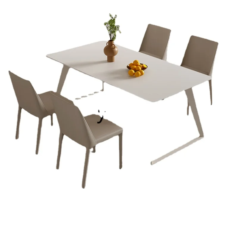 Yhl Dining Tables and Chairs Set Modern Minimalist Cream Style Rectangular Dining Table
Yhl Dining Tables and Chairs Set Modern Minimalist Cream Style Rectangular Dining Table