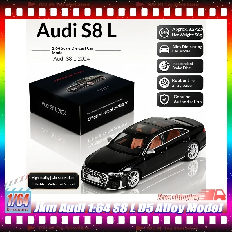 New In Stock Jkm Audi 1:64 S8 L D5 Diecast Car Model Alloy Simulation Collectible Desktop Decoration Display Ornament Toys Gifts
New In Stock Jkm Audi 1:64 S8 L D5 Diecast Car Model Alloy Simulation Collectible Desktop Decoration Display Ornament Toys Gifts