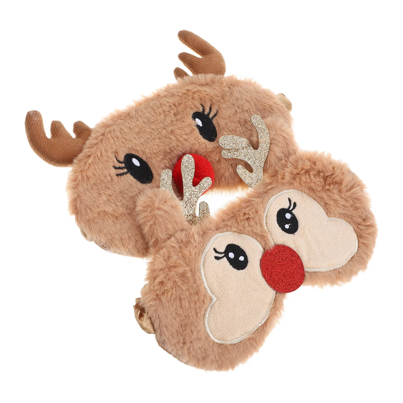 2pcs Deer Shaped Eye Mask Adjustable Sleeping Blindfold For Travel Nap Meditation Home Use Comfortable Eyeshade
2pcs Deer Shaped Eye Mask Adjustable Sleeping Blindfold For Travel Nap Meditation Home Use Comfortable Eyeshade