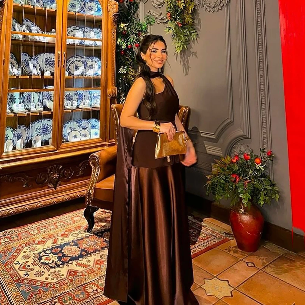 Msikoods Customized Satin One Shoulder Brown Prom Dress 2025 Formal Dress One Shoulder Cape Long Evening Dress Gala Party Gown
Msikoods Customized Satin One Shoulder Brown Prom Dress 2025 Formal Dress One Shoulder Cape Long Evening Dress Gala Party Gown