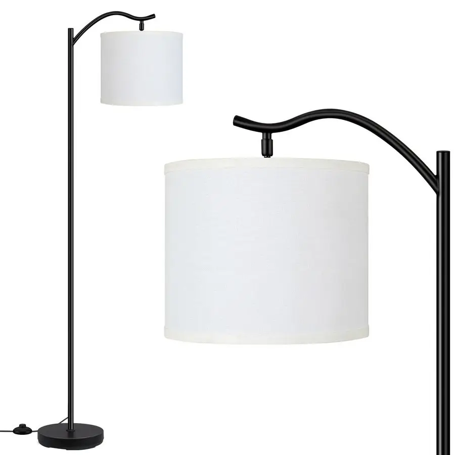 Современный светодиодный напольный светильник с арочным основанием и абажуром из натурального льна, 3 уровня яркости, цоколь E26, ножной выключатель, высота 63 дюйма, белый цвет
Современный светодиодный напольный светильник с арочным основанием и абажуром из натурального льна, 3 уровня яркости, цоколь E26, ножной выключатель, высота 63 дюйма, белый цвет