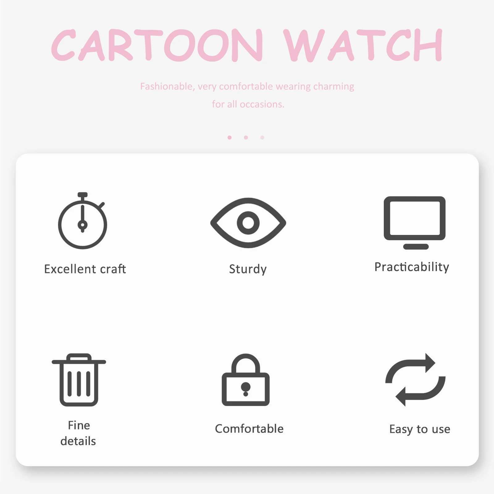 Children Watch Cartoon Cat Kids Watch Pink Strap Metal Housing Quartz Watches for Boys Girls Gifts Waterproof Sport
Children Watch Cartoon Cat Kids Watch Pink Strap Metal Housing Quartz Watches for Boys Girls Gifts Waterproof Sport