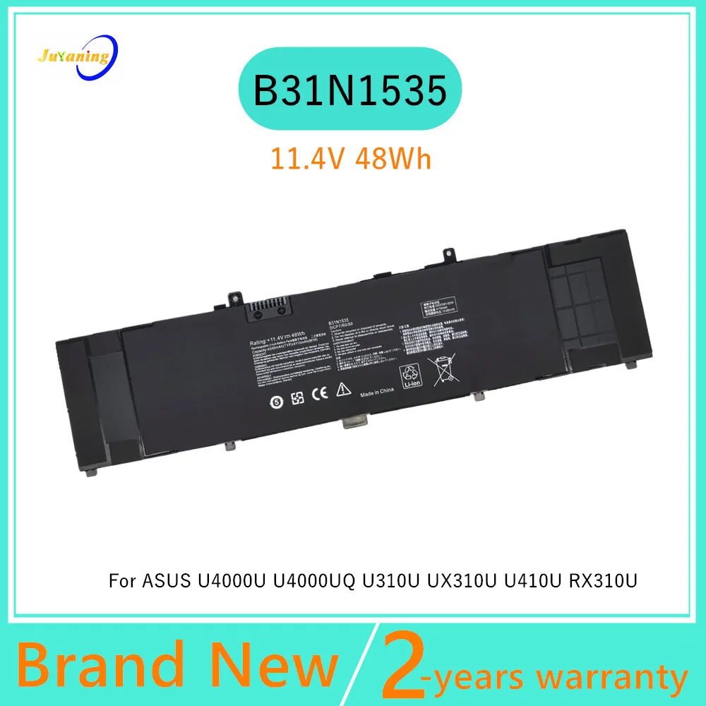 11,4 В 48 Втч B31N1535 Аккумулятор для ноутбука ASUS ZenBook UX310UA UX310UQ UX410 UX410U UX410UA UX410UQ U4000U U400UQ RX310U RX410U
11,4 В 48 Втч B31N1535 Аккумулятор для ноутбука ASUS ZenBook UX310UA UX310UQ UX410 UX410U UX410UA UX410UQ U4000U U400UQ RX310U RX410U