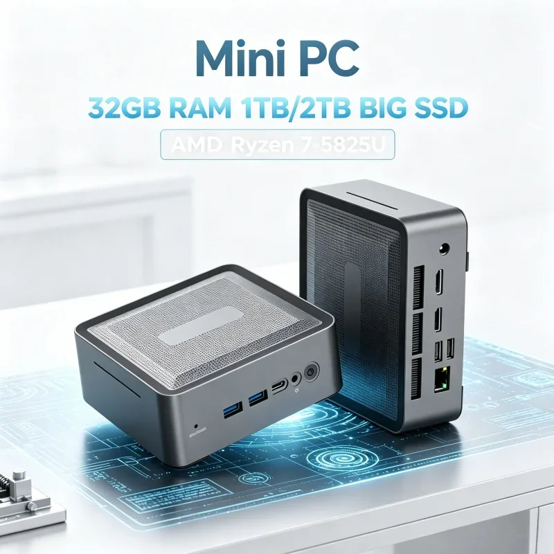 AMD Ryzen7 5825U Blithe U58 Micro Compact Silent Workstation In Stock Dual DDR4 RAM Dual Storage Slot WiFi6 BT5.2 Win11 Desktop
AMD Ryzen7 5825U Blithe U58 Micro Compact Silent Workstation In Stock Dual DDR4 RAM Dual Storage Slot WiFi6 BT5.2 Win11 Desktop