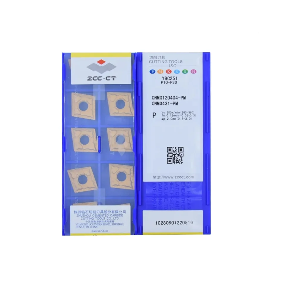 CNMG120404 CNMG120408 CNMG120412-PM YBC251 Cutting toolsZCC.CT Carbide insert CNC External Turning Tool Lathe steel processing
CNMG120404 CNMG120408 CNMG120412-PM YBC251 Cutting toolsZCC.CT Carbide insert CNC External Turning Tool Lathe steel processing
