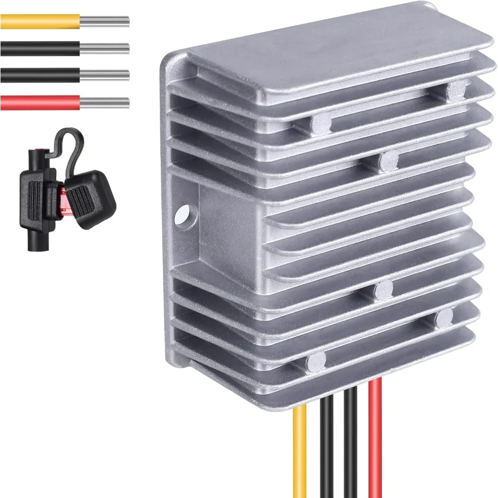 48V to 12V 20A Voltage Converter Voltage Buck Reducer Voltage Regulator IP68 for Golf Cart Club Car Electric Scooters Trucks
48V to 12V 20A Voltage Converter Voltage Buck Reducer Voltage Regulator IP68 for Golf Cart Club Car Electric Scooters Trucks
