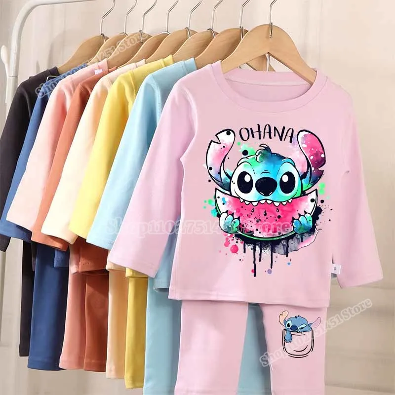 Kawaii Disney Стич пижамный комплект Dralon Теплые Топы с длинным рукавом брюки костюм милая фотография детская одежда зимние аксессуары
Kawaii Disney Стич пижамный комплект Dralon Теплые Топы с длинным рукавом брюки костюм милая фотография детская одежда зимние аксессуары