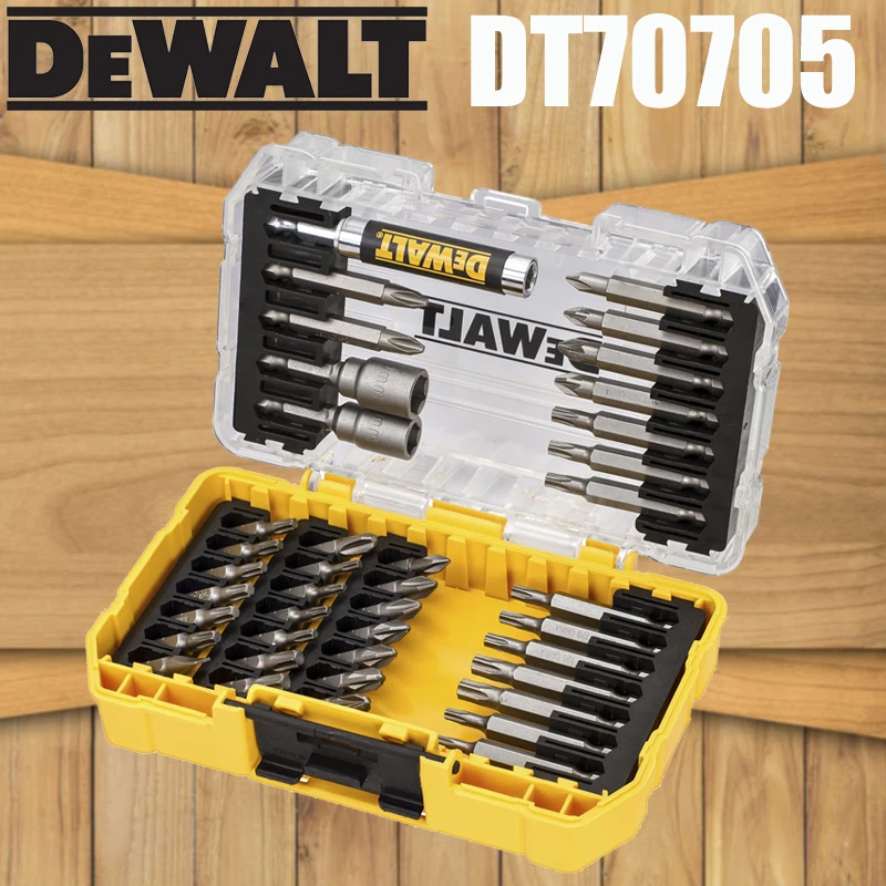 DEWALT DT70705-QZ 40 Piece Screwdriving Set Extension Pole Socket Drill Bit Suppport With Small Tough Case Tool Accessories
DEWALT DT70705-QZ 40 Piece Screwdriving Set Extension Pole Socket Drill Bit Suppport With Small Tough Case Tool Accessories 