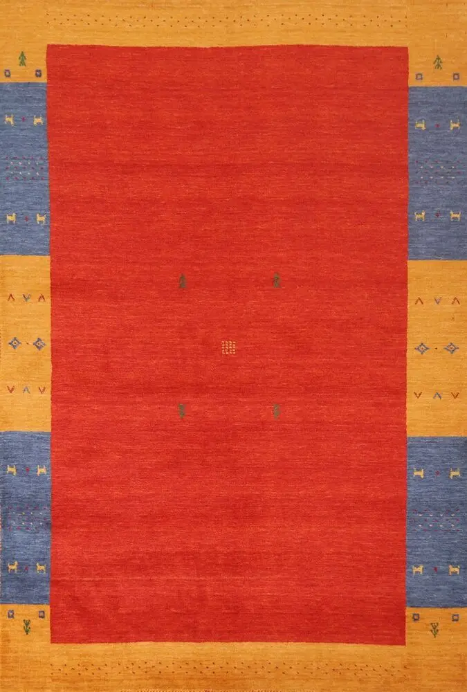 Carpet Rugs for Bedroom Tribal Bordered Gabbeh Indian Oriental Area Rug 6'x8' Wool Handmade Nomad Rug Home DECOR
Carpet Rugs for Bedroom Tribal Bordered Gabbeh Indian Oriental Area Rug 6'x8' Wool Handmade Nomad Rug Home DECOR