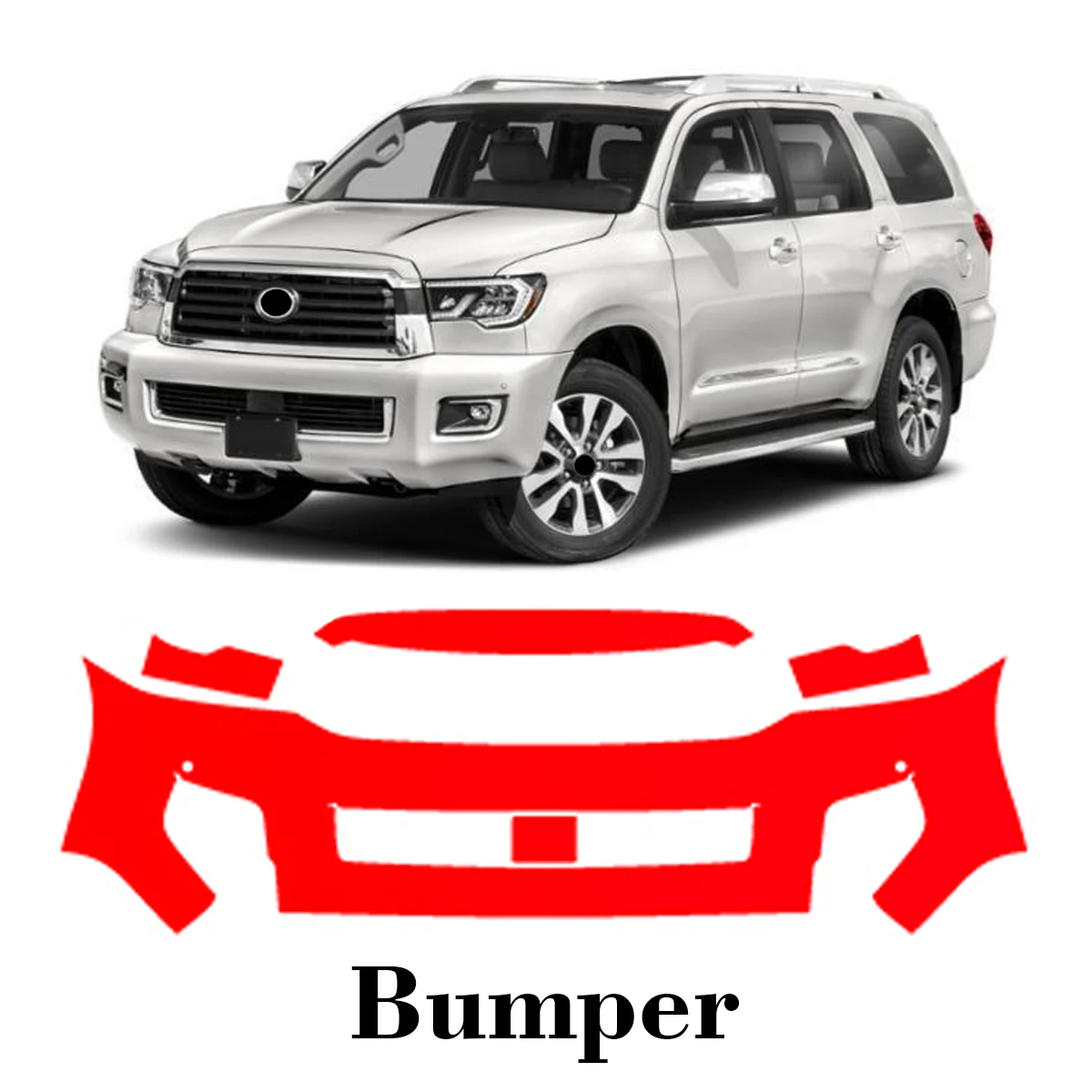 Car Precut Paint Protection Film Front Bumper Anti-scratch Exterior TPU PPF For Toyota Sequoia 2018-2022
Car Precut Paint Protection Film Front Bumper Anti-scratch Exterior TPU PPF For Toyota Sequoia 2018-2022