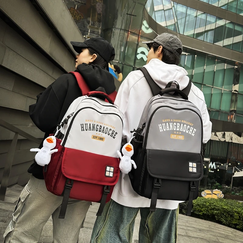 Student Backpacks Fashion Casual School Bag Large Capacity Durable Backpack Multiple Colors Stylish Letter Decoration
Student Backpacks Fashion Casual School Bag Large Capacity Durable Backpack Multiple Colors Stylish Letter Decoration