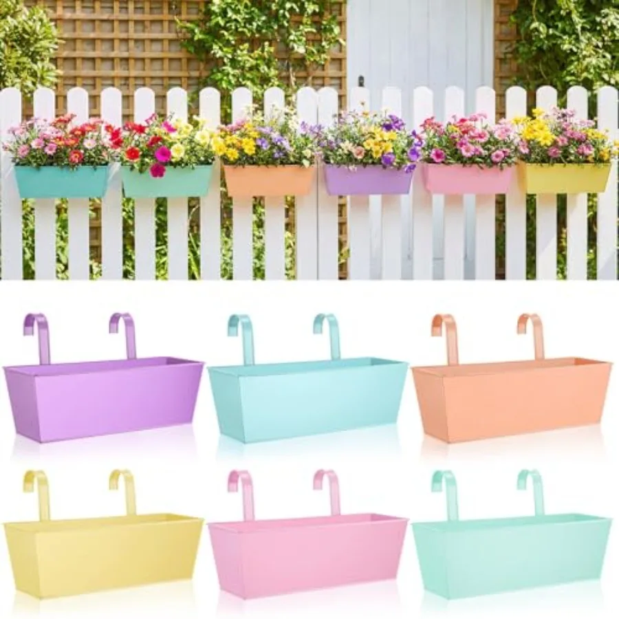 Pack Hangg Flower Pot Colorful Metal Iron Bucket Fence Hangg Planters with Detachable Hook Bucket Flower Holder for Railg Balco
Pack Hangg Flower Pot Colorful Metal Iron Bucket Fence Hangg Planters with Detachable Hook Bucket Flower Holder for Railg Balco