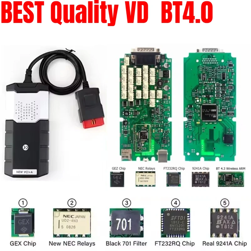 BEST A+++ 2021.11 Single PCB Multidiag Pro+ Bluetooth V2017 R3 Keygen Cars/Trucks TCS Pro BT4.0 NEW VCI 100251 2021.10b 9241A
BEST A+++ 2021.11 Single PCB Multidiag Pro+ Bluetooth V2017 R3 Keygen Cars/Trucks TCS Pro BT4.0 NEW VCI 100251 2021.10b 9241A