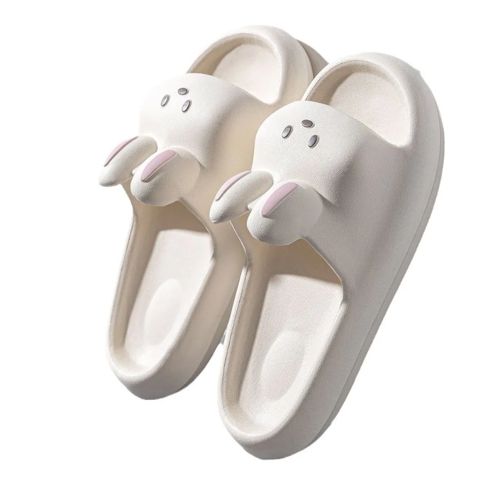 Cute Thick Soled Rabbit Slippers Anti Slip Soft Women Slippers PVC Outer Wear Shoes Slides Sandals Women Men
Cute Thick Soled Rabbit Slippers Anti Slip Soft Women Slippers PVC Outer Wear Shoes Slides Sandals Women Men