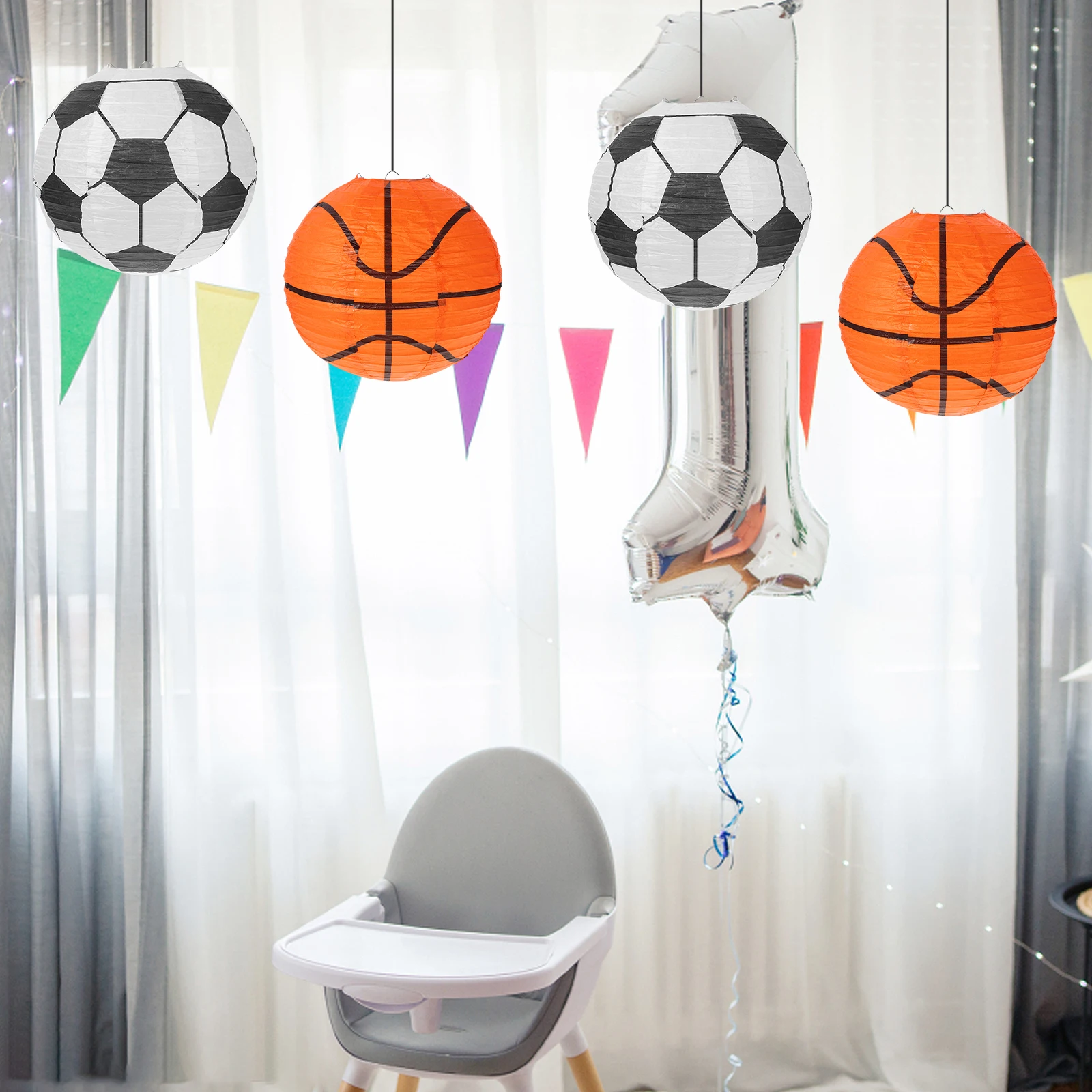 Basketball Sports Party Paper Lantern Hanging Decoration Child nament Foldable Design Bright Colors Storage Convenience Indoor
Basketball Sports Party Paper Lantern Hanging Decoration Child nament Foldable Design Bright Colors Storage Convenience Indoor