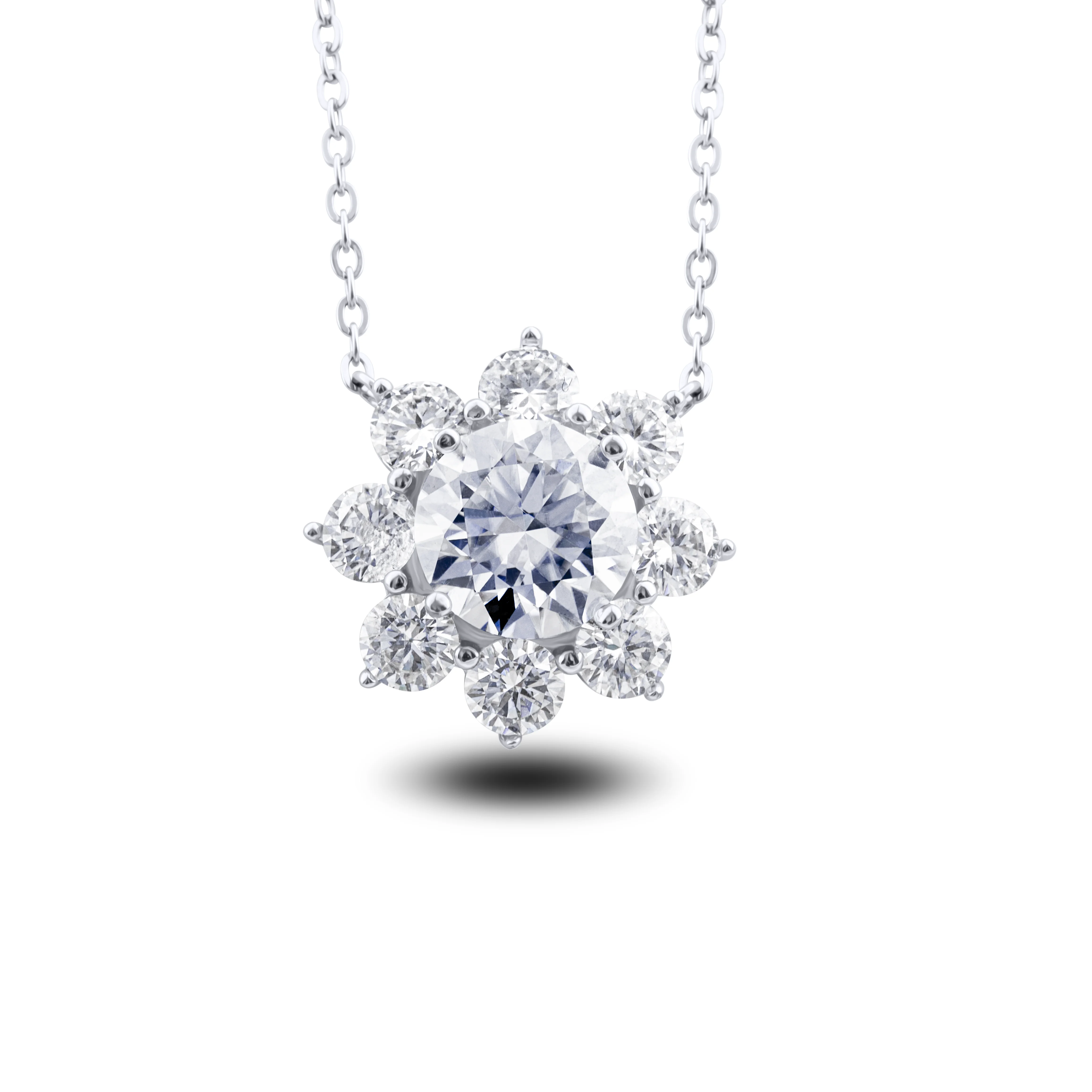 Women's 9 Carat Moissanite Pendant Necklace 925 Sterling Silver with Chain -Elegant Jewelry Accessory
Women's 9 Carat Moissanite Pendant Necklace 925 Sterling Silver with Chain -Elegant Jewelry Accessory