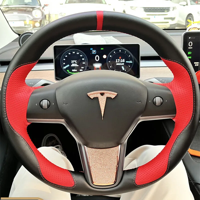Для Tesla Model 3 2015-2021 Model Y 2019-2021 Сделай Сам сшитые вручную черные красные ультратонкие воловья кожа
Для Tesla Model 3 2015-2021 Model Y 2019-2021 Сделай Сам сшитые вручную черные красные ультратонкие воловья кожа