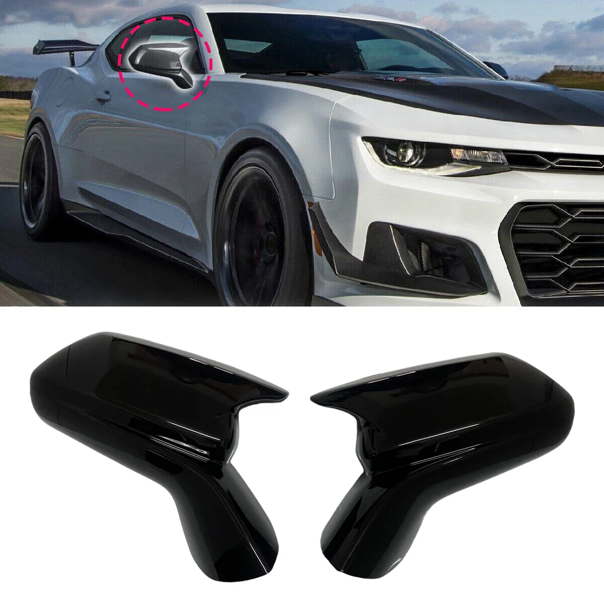 Пара накладок на зеркала заднего вида в стиле OX Horn для Chevrolet Camaro SS RS ZL1 LT 2016-2021
Пара накладок на зеркала заднего вида в стиле OX Horn для Chevrolet Camaro SS RS ZL1 LT 2016-2021