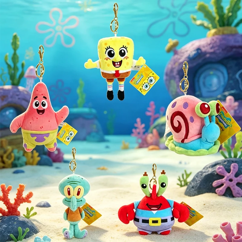 SpongeBob SquarePants Plush Toy Patrick Star Squidward Keychain Gary Doll Mr. Krabs Bag Charm
SpongeBob SquarePants Plush Toy Patrick Star Squidward Keychain Gary Doll Mr. Krabs Bag Charm