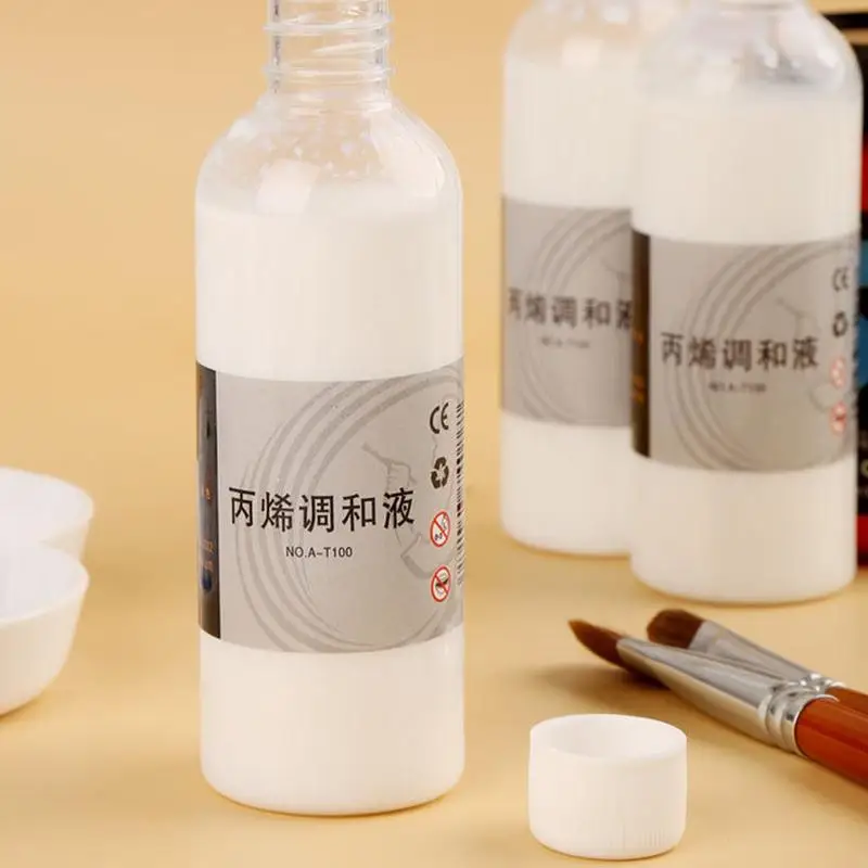 100ML Acrylic Paint Special Blend Liquid Water Powder Diluent Acrylic Pigment Dilute Chroma Medium Art Supplies
100ML Acrylic Paint Special Blend Liquid Water Powder Diluent Acrylic Pigment Dilute Chroma Medium Art Supplies