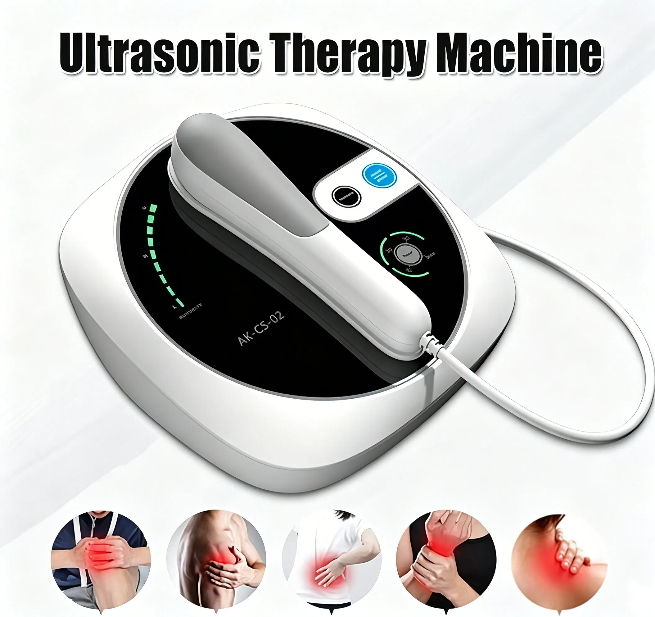 Ultrasonic Therapy Machine For Pain Relief Muscle Joints Massage No Drug Ultrasound 1MHz Physiotherapy Device LCD Screen Display
Ultrasonic Therapy Machine For Pain Relief Muscle Joints Massage No Drug Ultrasound 1MHz Physiotherapy Device LCD Screen Display