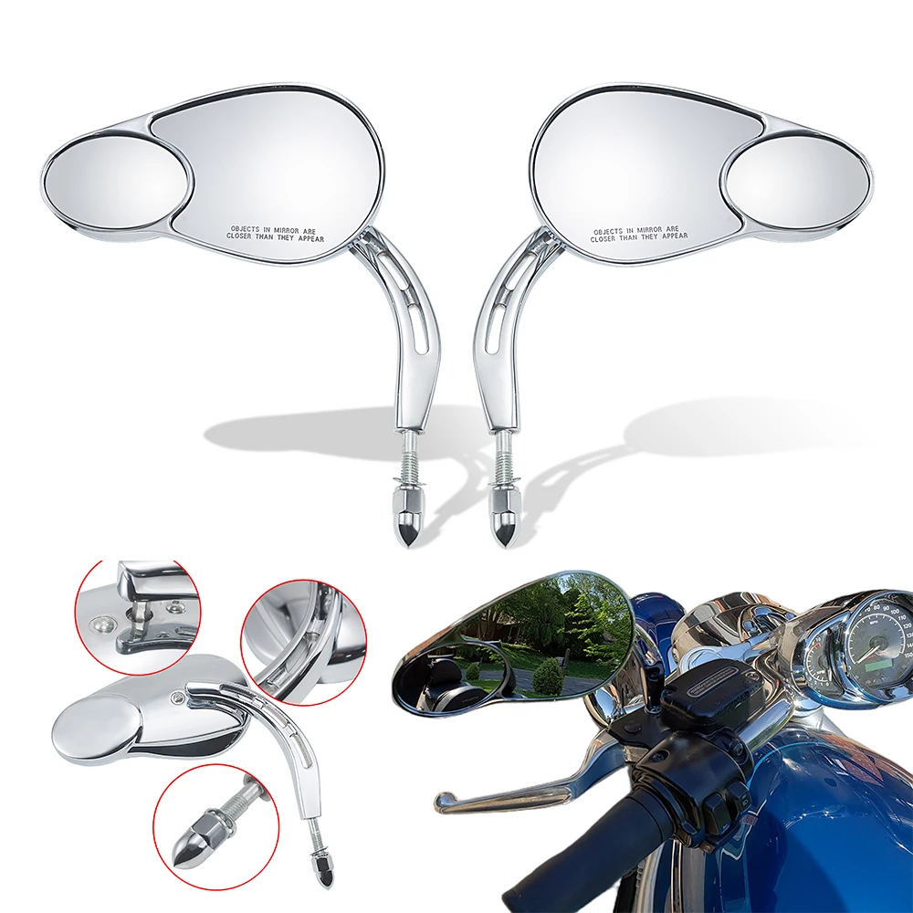 Motorcycle Split Vision Rearview Mirrors For Harley Touring Road King Electra Street Glide Fat Bob Boy Sportster 883 1200 Softai
Motorcycle Split Vision Rearview Mirrors For Harley Touring Road King Electra Street Glide Fat Bob Boy Sportster 883 1200 Softai