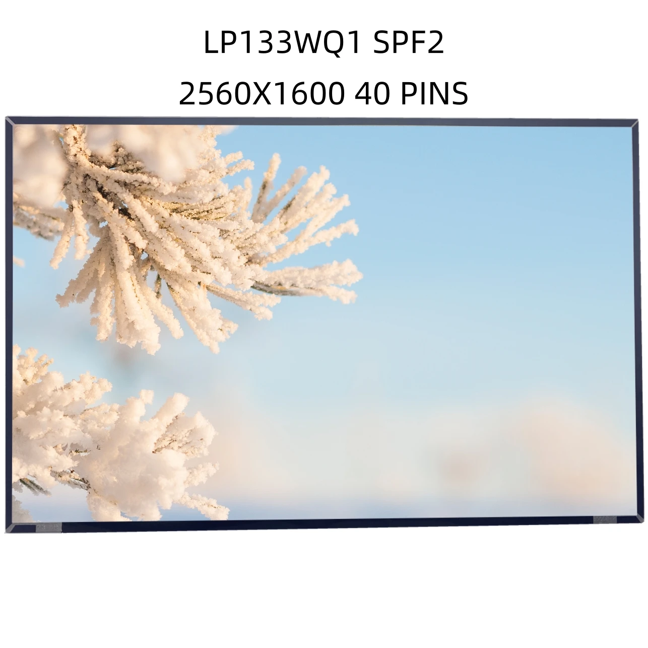 LP133WQ1 SPF2 13.3inch 2560X1600 40 pins 100% sRGB Laptop LCD screen
LP133WQ1 SPF2 13.3inch 2560X1600 40 pins 100% sRGB Laptop LCD screen