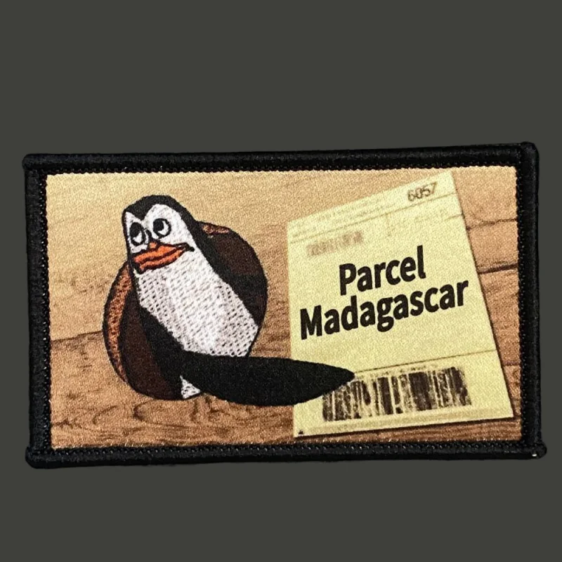 Parcel Madagascar Patch Fun Tactical Morale Badge Print Hook and Loop Backpack Clothes Decorative Accessories Sticker Armband
Parcel Madagascar Patch Fun Tactical Morale Badge Print Hook and Loop Backpack Clothes Decorative Accessories Sticker Armband