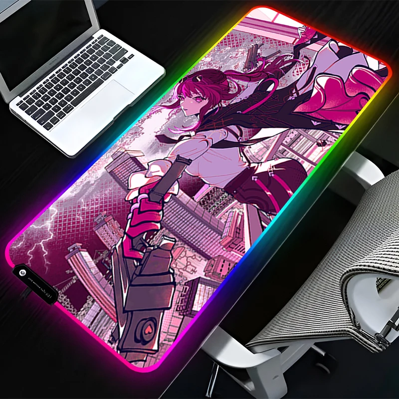 Коврик для мыши со светодиодной подсветкой RGB, аксессуары для компьютерных игр, коврик для мыши, резиновый коврик для клавиатуры HD, нескользящий коврик для мыши H-honkai Star Rail Kafka, настольный коврик
Коврик для мыши со светодиодной подсветкой RGB, аксессуары для компьютерных игр, коврик для мыши, резиновый коврик для клавиатуры HD, нескользящий коврик для мыши H-honkai Star Rail Kafka, настольный коврик