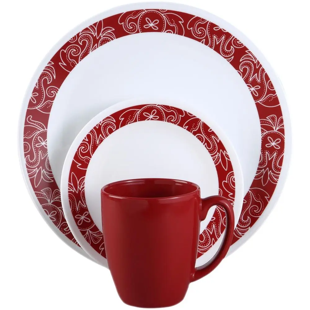 Livingware 16Piece Dinnerware Set, Bandhani, Service for 4
Livingware 16Piece Dinnerware Set, Bandhani, Service for 4