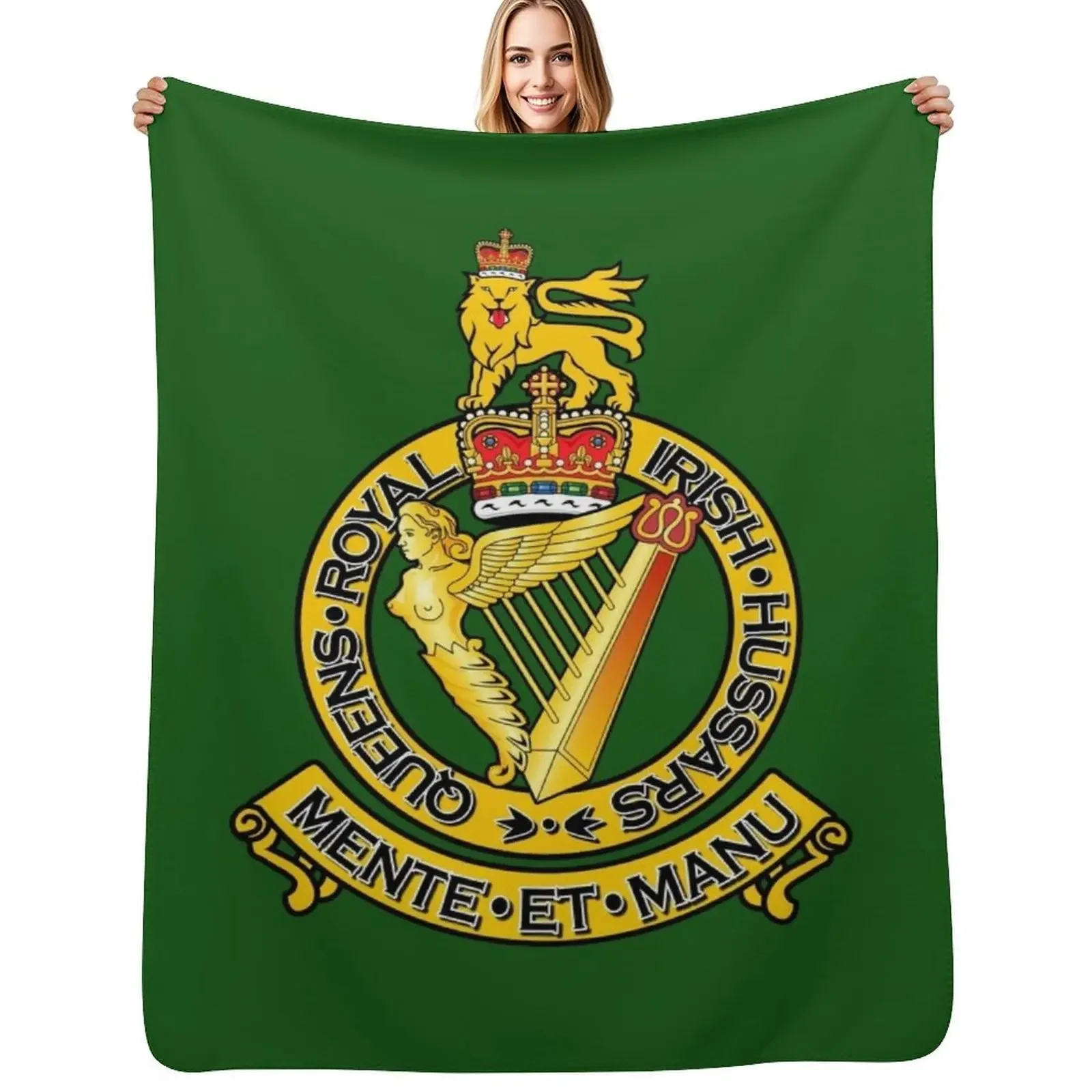 THE QUEEN'S ROYAL IRISH HUSSARS Throw Blanket warm winter Sleeping Bag Plaid Blanket
THE QUEEN'S ROYAL IRISH HUSSARS Throw Blanket warm winter Sleeping Bag Plaid Blanket