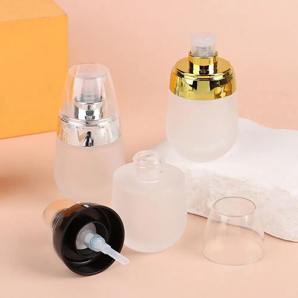 High-quality Frosted Glass Lotion Bottle 30ML Refillable Lotion Container Empty Portable Lotion Dispenser
High-quality Frosted Glass Lotion Bottle 30ML Refillable Lotion Container Empty Portable Lotion Dispenser