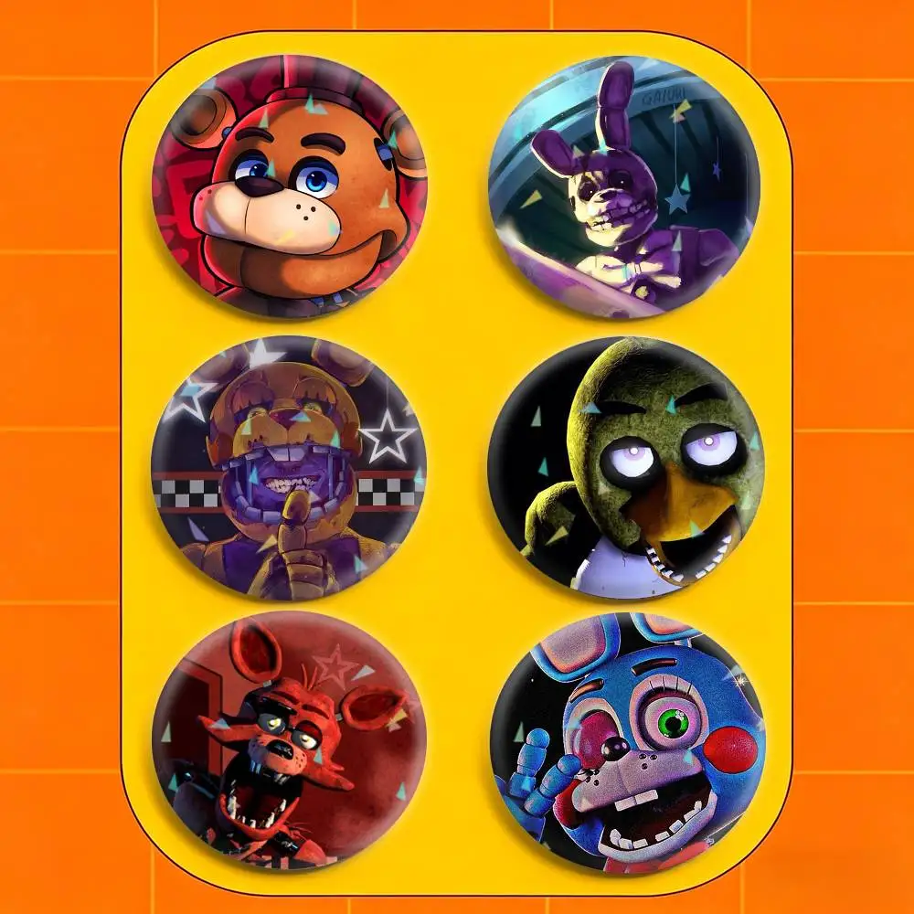 Fnaf Five-nights-At-Freddys Badges Niche Design Brooch for Backpack Lapel Pins Creative Accessories
Fnaf Five-nights-At-Freddys Badges Niche Design Brooch for Backpack Lapel Pins Creative Accessories