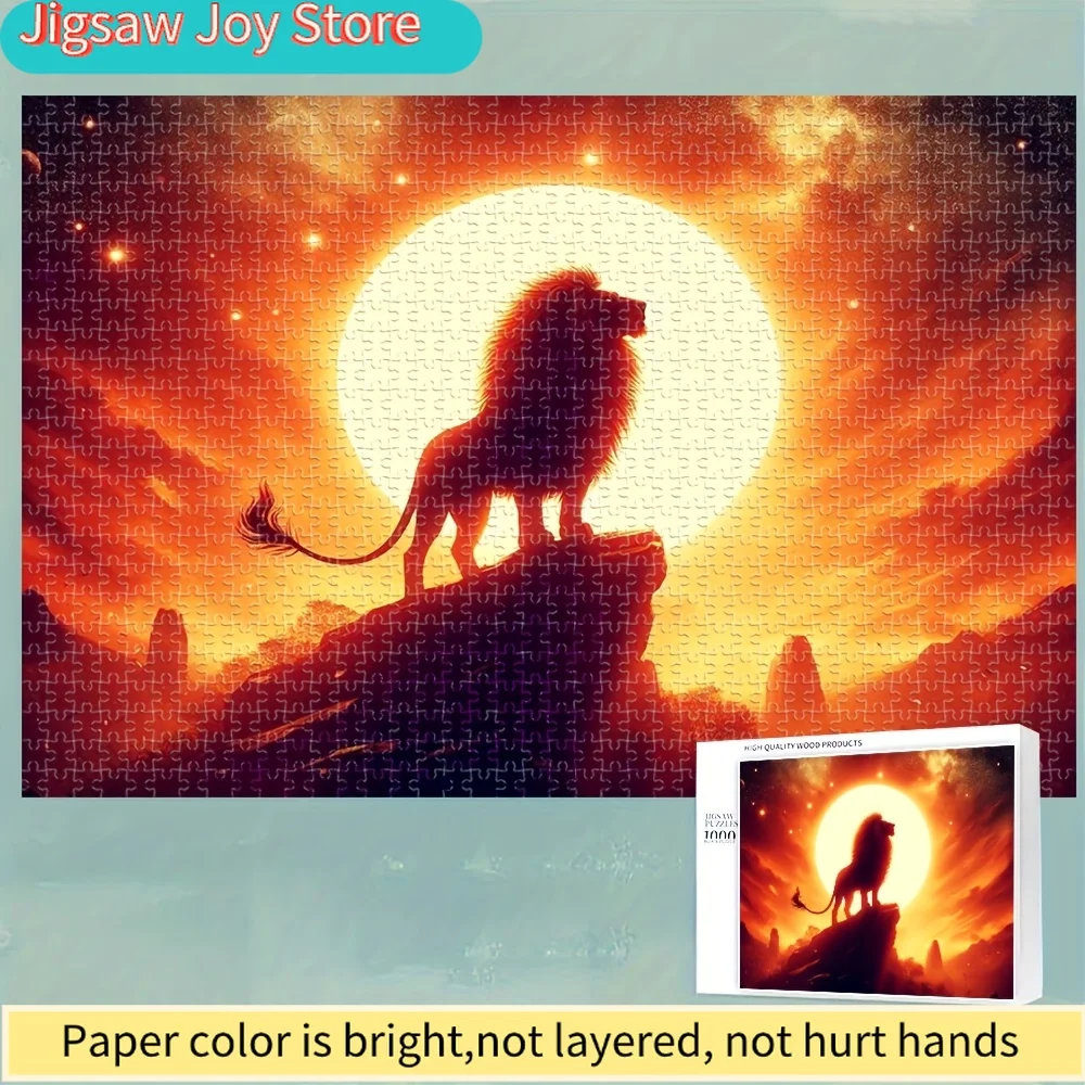 Disney Jigsaw Puzzle | The Lion King & Simba & Mufasa Themed, Frameless, Reusable, Versatile for Multiple Scenes, Suitable fo
Disney Jigsaw Puzzle | The Lion King & Simba & Mufasa Themed, Frameless, Reusable, Versatile for Multiple Scenes, Suitable fo
