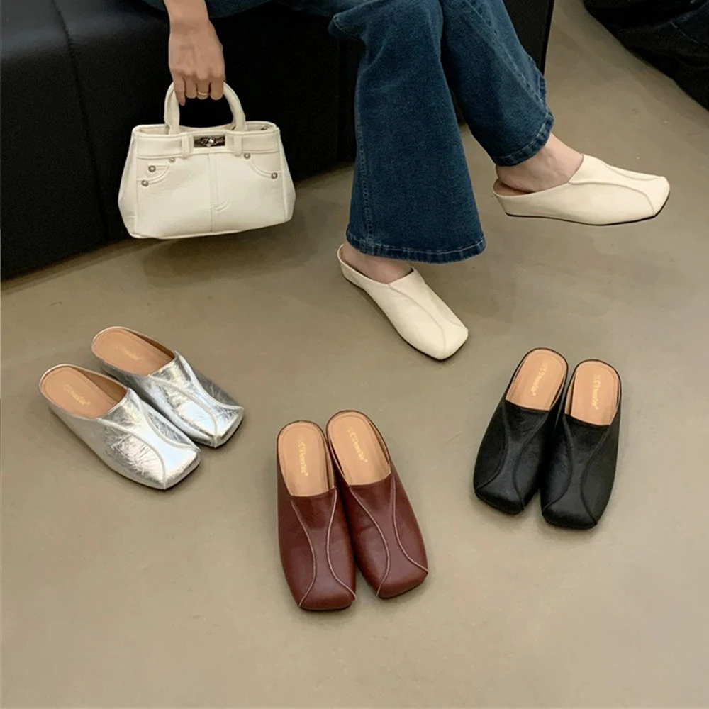 Womens Mules Slippers Shoes Comfortable Casual Dress Slip On Round Toe Soft Sole Flats Beach Shoes for Indoor Outdoor Walking
Womens Mules Slippers Shoes Comfortable Casual Dress Slip On Round Toe Soft Sole Flats Beach Shoes for Indoor Outdoor Walking 