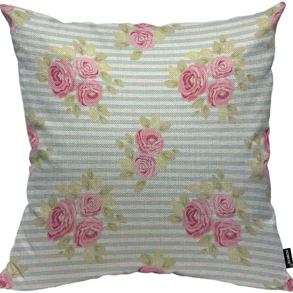 HOSNYE Розы и полосы, наволочка, чехол для подушки, милый потертый шик, кухонный текстиль или постельное белье, хлопковое белье для C
HOSNYE Розы и полосы, наволочка, чехол для подушки, милый потертый шик, кухонный текстиль или постельное белье, хлопковое белье для C