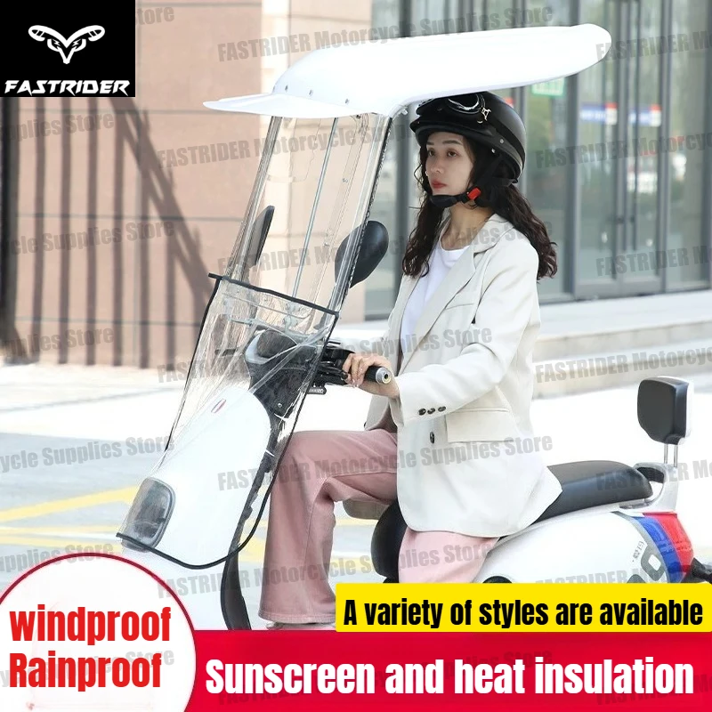 Electric Vehicle New Canopy Canopy Sunscreen Thickened Motorcycle Windshield Parasol Rainproof Canopy
Electric Vehicle New Canopy Canopy Sunscreen Thickened Motorcycle Windshield Parasol Rainproof Canopy