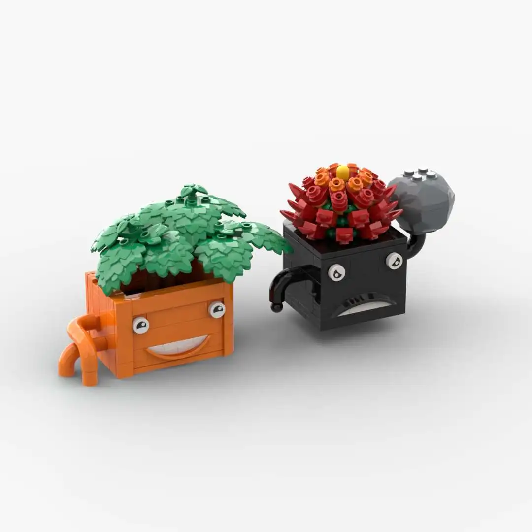 Конструктор MOC: Растения-настроения (Счастливые и Злые), набор для сборки, DIY-блоки для взрослых, игрушки, украшение для рабочего стола
Конструктор MOC: Растения-настроения (Счастливые и Злые), набор для сборки, DIY-блоки для взрослых, игрушки, украшение для рабочего стола